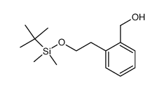 2-[2-(t-Butyldimethylsilyloxy)ethyl]benzenemethanol Structure