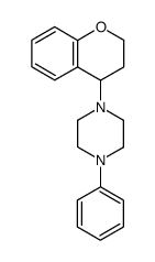 1-(chroman-4-yl)-4-phenylpiperazine结构式