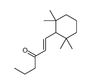 1-(2,2,6,6-tetramethylcyclohexyl)hex-1-en-3-one Structure