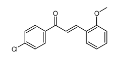 2-Propen-1-one, 1-(4-chlorophenyl)-3-(2-methoxyphenyl) Structure