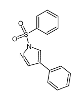 4-phenyl-1-(phenylsulfonyl)-1H-pyrazole Structure