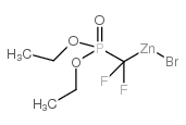 (DIETHOXYPHOSPHORYL)DIFLUOROMETHYLZINC BROMIDE结构式