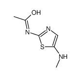 N-[5-(methylamino)-1,3-thiazol-2-yl]acetamide结构式