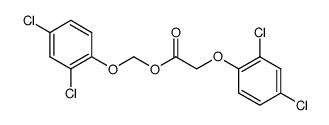 2,4-dichlorophenoxymethyl 2,4-dichlorophenoxyacetate Structure