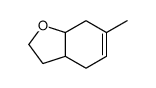 6-methyl-2,3,3a,4,7,7a-hexahydro-1-benzofuran结构式