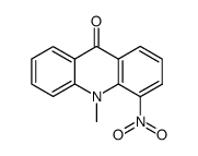 4-nitro-10-methyl-9-acridanone Structure