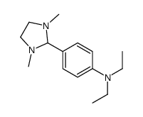 2-(p-(Diethylamino)phenyl)-1,3-dimethylimidazolidine Structure