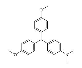 4-[bis(4-methoxyphenyl)methyl]-N,N-dimethylaniline结构式