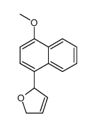 2-(4-methoxynaphthalen-1-yl)-2,5-dihydrofuran结构式