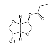 isosorbide 2-O-propanoate结构式