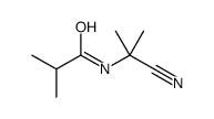 N-(1-Cyano-1-methylethyl)isobutyramide structure