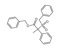 benzyl 2-benzylsulfonyl-2-phenylpropionate Structure