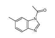 1H-Benzimidazole,1-acetyl-6-methyl-(9CI) structure