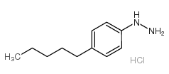 4-N-PENTYLPHENYLHYDRAZINEHYDROCHLORIDE Structure