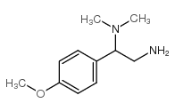 [2-AMINO-1-(4-METHOXYPHENYL)ETHYL]DIMETHYLAMINE structure