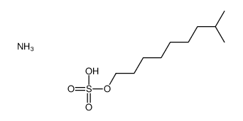 ammonium isodecyl sulphate structure