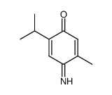 3-p-Toluquinonimine,6-isopropyl- (2CI) Structure