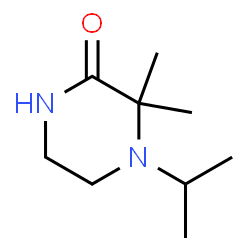 Piperazinone, 3,3-dimethyl-4-(1-methylethyl)- (9CI)结构式