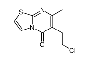 6-(2-Chloroethyl)-7-methyl-5H-thiazolo[3,2-a]pyrimidin-5-one Structure