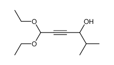 6,6-Diethoxy-2-methyl-hex-4-yn-3-ol Structure