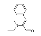 2-(diethylamino)-3-phenylacrylaldehyde Structure