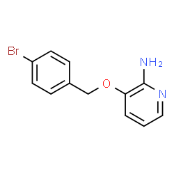 3-[(4-Bromobenzyl)oxy]-2-pyridinamine structure