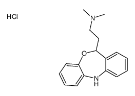 2-(6,11-dihydrobenzo[c][1,5]benzoxazepin-6-yl)-N,N-dimethylethanamine,hydrochloride Structure