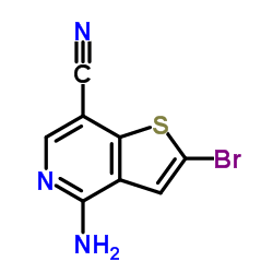 4-Amino-2-bromothieno[3,2-c]pyridine-7-carbonitrile Structure