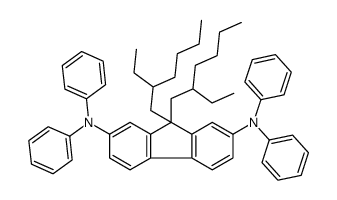 9,9-bis(2-ethylhexyl)-2-N,2-N,7-N,7-N-tetraphenylfluorene-2,7-diamine Structure