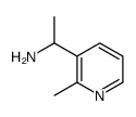 1-(2-methylpyridin-3-yl)ethanamine Structure