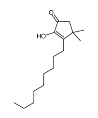 2-HYDROXY-4,4-DIMETHYL-3-NONYLCYCLOPENT-2-ENONE Structure