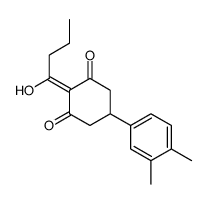 5-(3,4-dimethylphenyl)-2-(1-hydroxybutylidene)cyclohexane-1,3-dione结构式