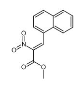 methyl 3-naphthalen-1-yl-2-nitroprop-2-enoate结构式