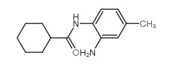 N-(2-amino-4-methylphenyl)cyclohexanecarboxamide Structure