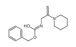 benzyl N-(2-piperidin-1-yl-2-sulfanylideneethyl)carbamate结构式