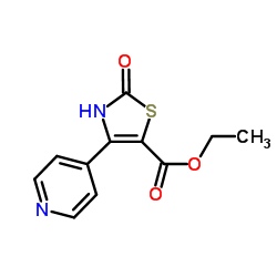 2-OXO-4-PYRIDIN-4-YL-2,3-DIHYDRO-THIAZOLE-5-CARBOXYLIC ACID ETHYL ESTER picture