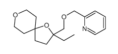 2-[(2-ethyl-1,8-dioxaspiro[4.5]decan-2-yl)methoxymethyl]pyridine结构式