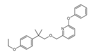 2-[[2-(4-ethoxyphenyl)-2-methylpropoxy]methyl]-6-phenoxypyridine Structure