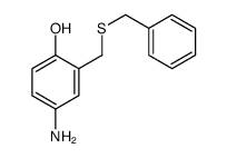 4-amino-2-(benzylsulfanylmethyl)phenol Structure
