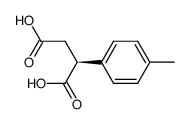 (+)-(S)-2-(p-tolyl)butane-1,4-dioic acid结构式