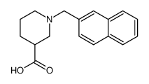 1-(2-NAPHTHALENYLMETHYL)-PIPERIDINE-3-CARBOXYLIC ACID structure