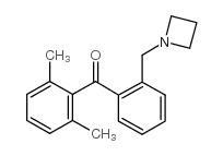 2'-AZETIDINOMETHYL-2,6-DIMETHYLBENZOPHENONE structure