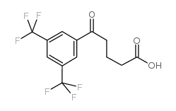 5-(3,5-DITRIFLUOROMETHYLPHENYL)-5-OXOVALERIC ACID structure