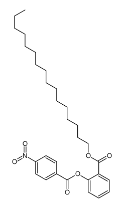 hexadecyl 2-(4-nitrobenzoyl)oxybenzoate Structure