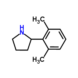 2-(2,6-Dimethylphenyl)pyrrolidine Structure