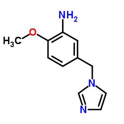 5-(1H-Imidazol-1-ylmethyl)-2-methoxyaniline Structure