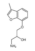 1-amino-3-[(3-methyl-1-benzofuran-7-yl)oxy]propan-2-ol Structure