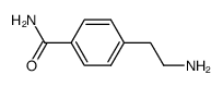 4-(2-aminoethyl)benzamide结构式