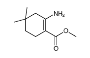 methyl 2-amino-4,4-dimethylcyclohexene-1-carboxylate结构式