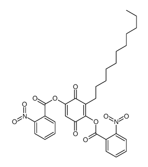 [4-(2-nitrobenzoyl)oxy-3,6-dioxo-5-undecylcyclohexa-1,4-dien-1-yl] 2-nitrobenzoate Structure